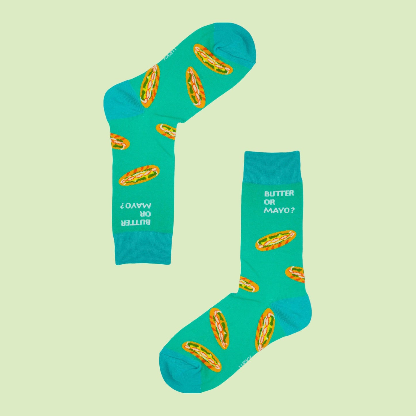 Lucky Socks Irish Chicken Fillet Roll Fine Combed Cotton Socks