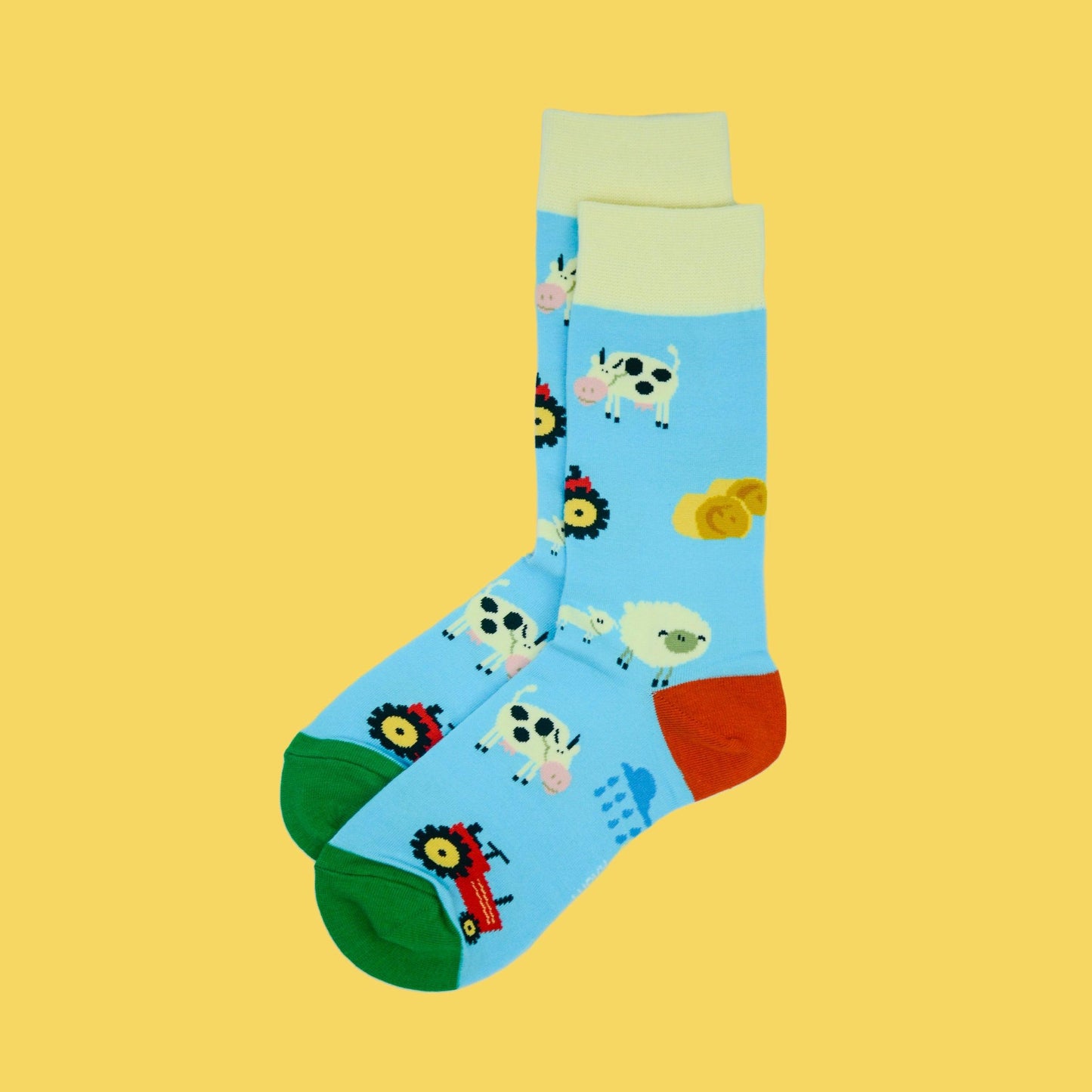 Lucky Socks Irish Farming Fine Combed Cotton Socks