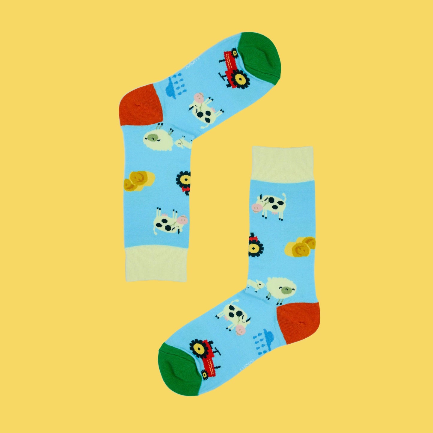 Lucky Socks Irish Farming Fine Combed Cotton Socks
