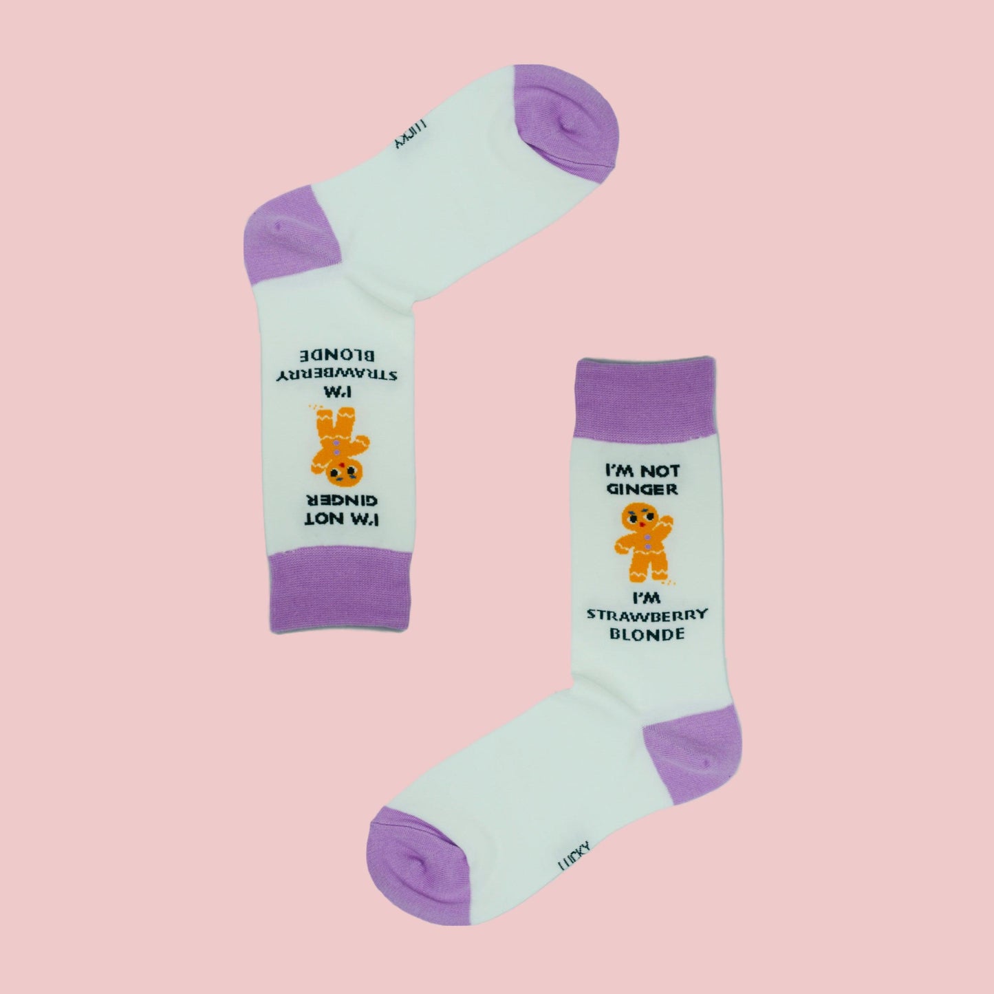 Lucky Socks Irish Ginger Fine Combed Cotton Socks