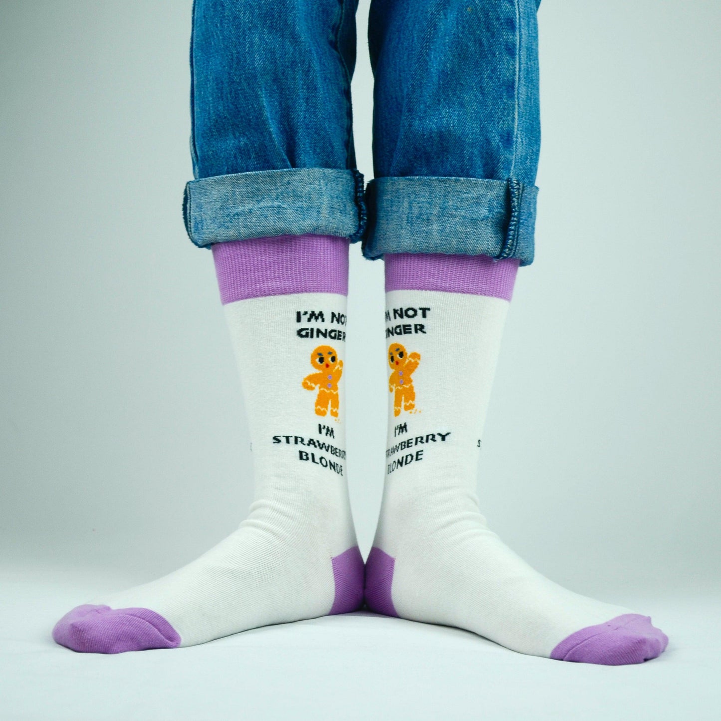 Lucky Socks Irish Ginger Fine Combed Cotton Socks
