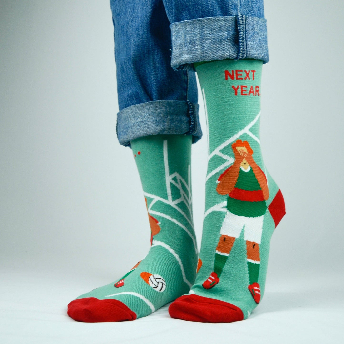 Lucky Socks Irish County Mayo GAA Fine Combed Cotton Socks