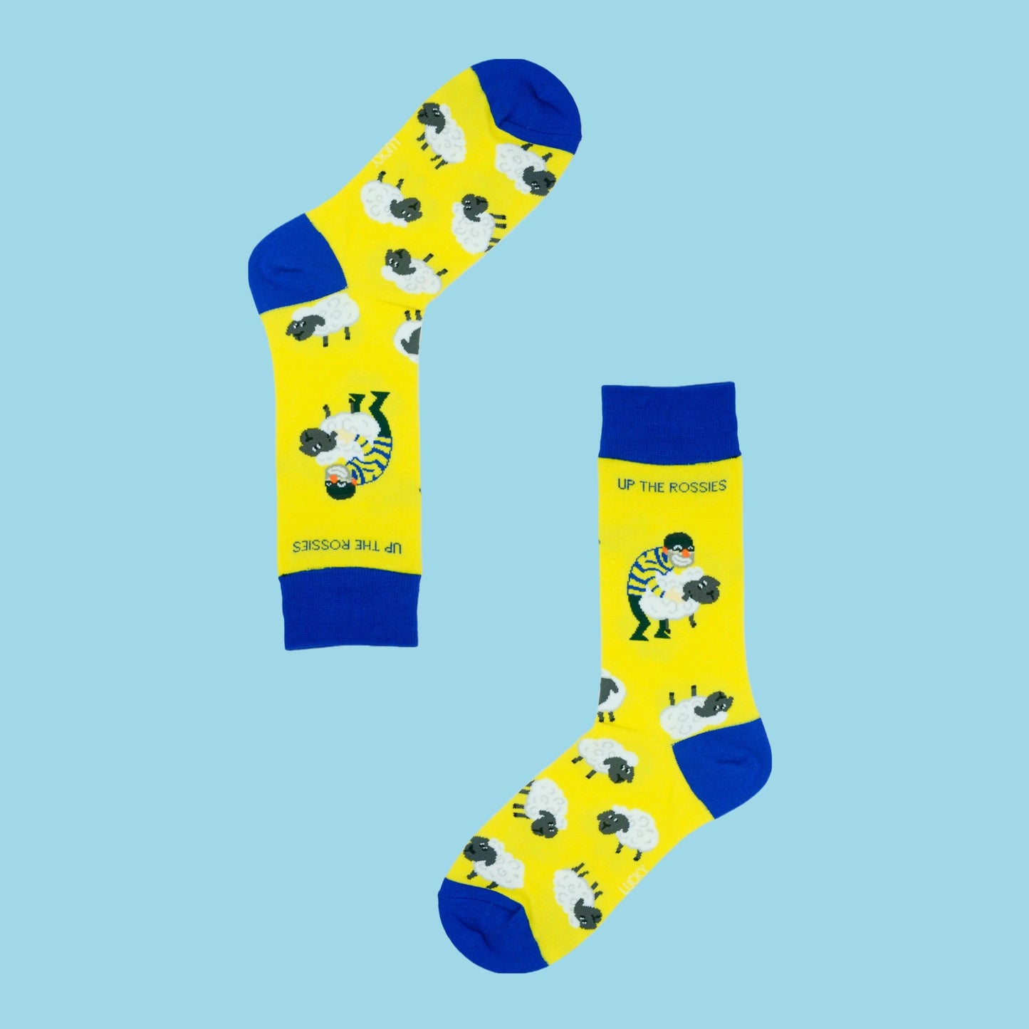 Lucky Socks Irish County Roscommon Sheep Stealer Fine Combed Cotton Socks