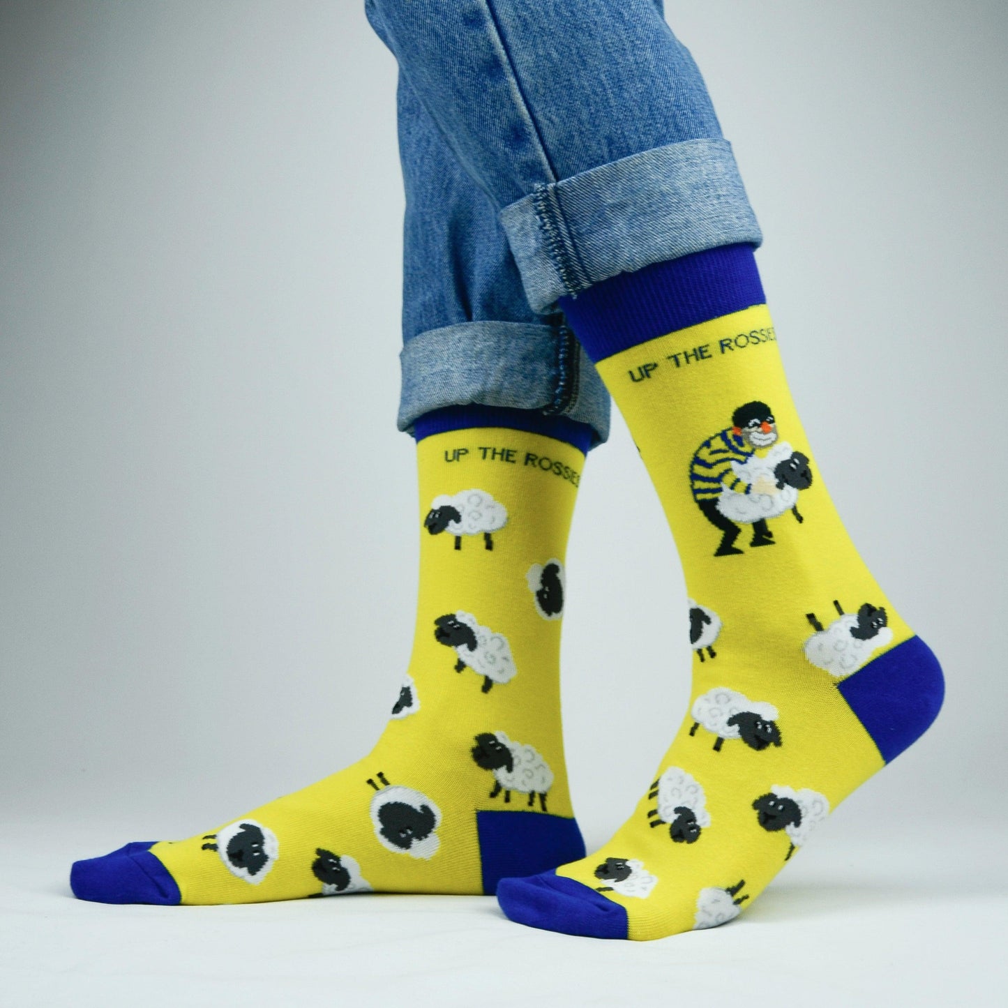 Lucky Socks Irish County Roscommon Sheep Stealer Fine Combed Cotton Socks