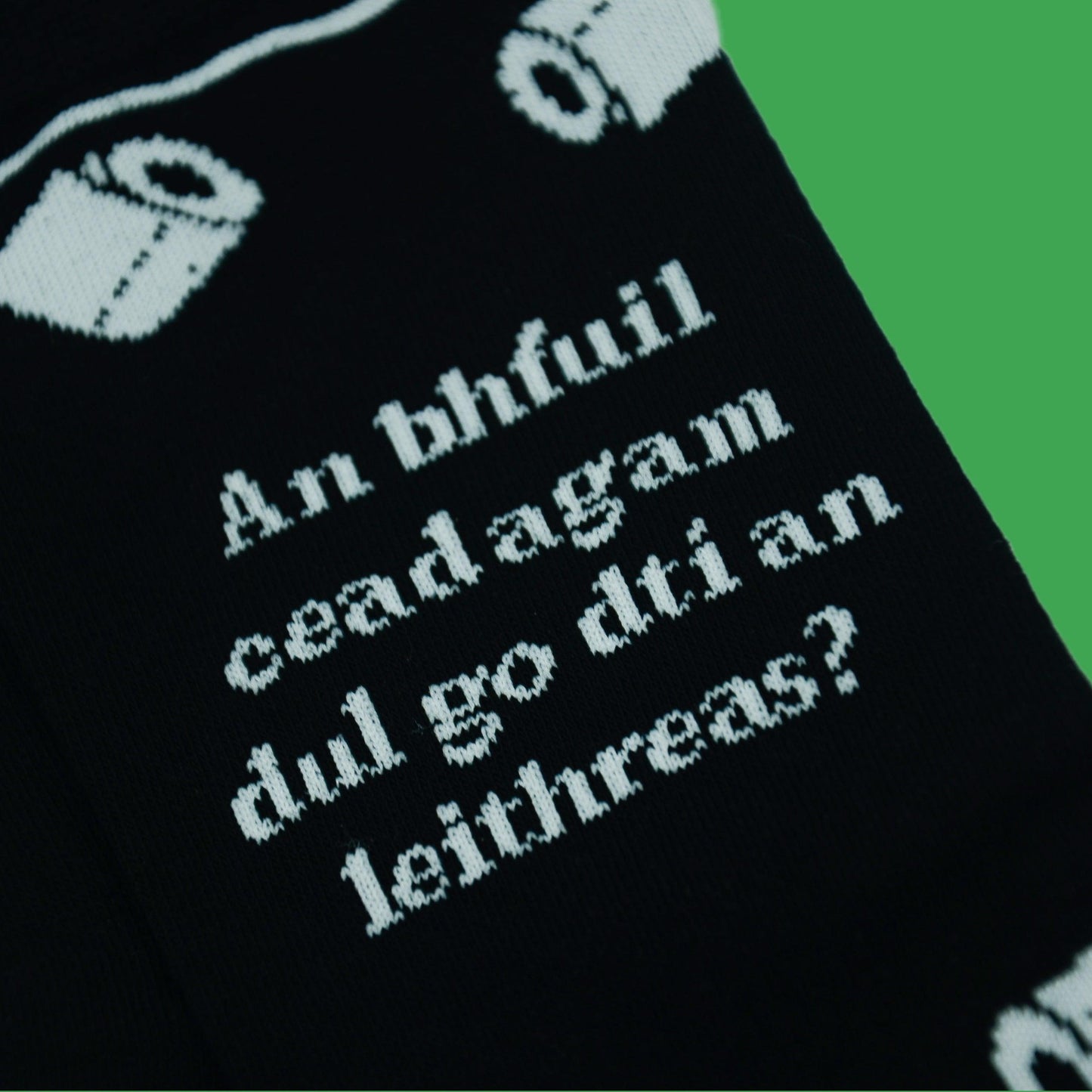 Lucky Socks Irish Toilet Roll Fine Combed Cotton Socks