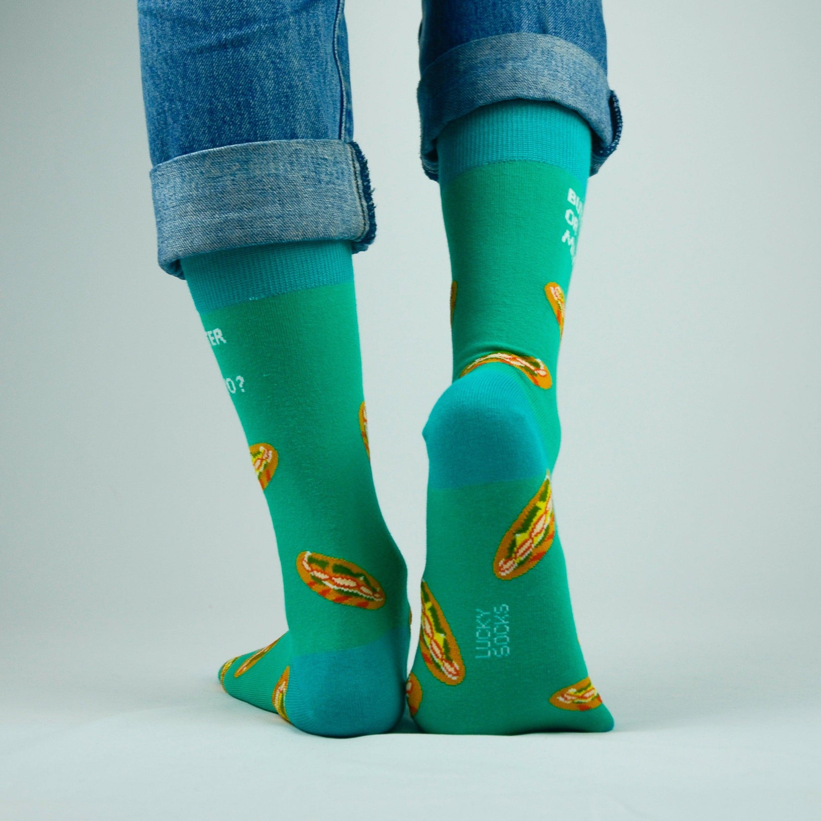 Chicken Fillet Roll - Irish Fine Combed Cotton Socks - Lucky Socks