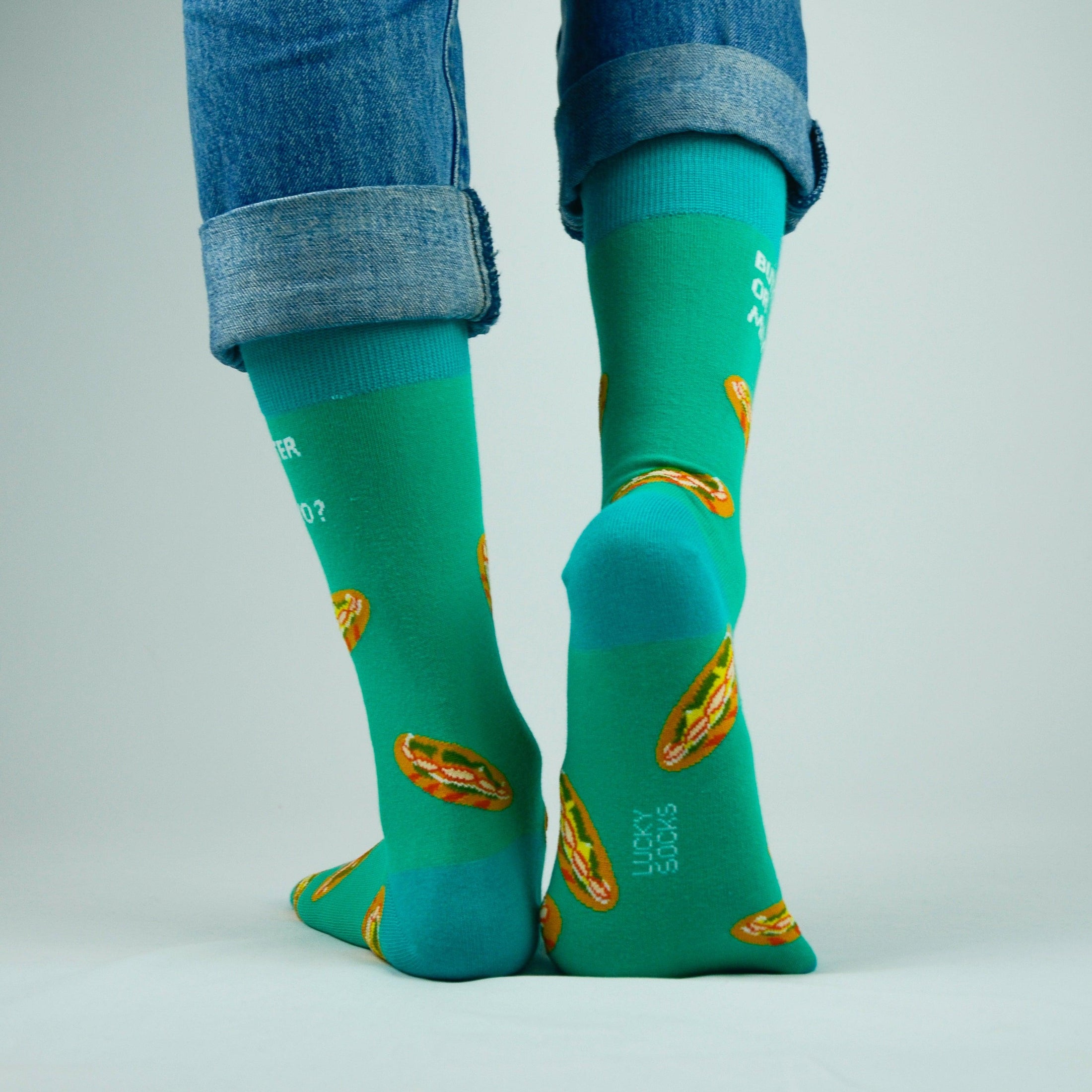 Chicken Fillet Roll - Irish Fine Combed Cotton Socks - Lucky Socks