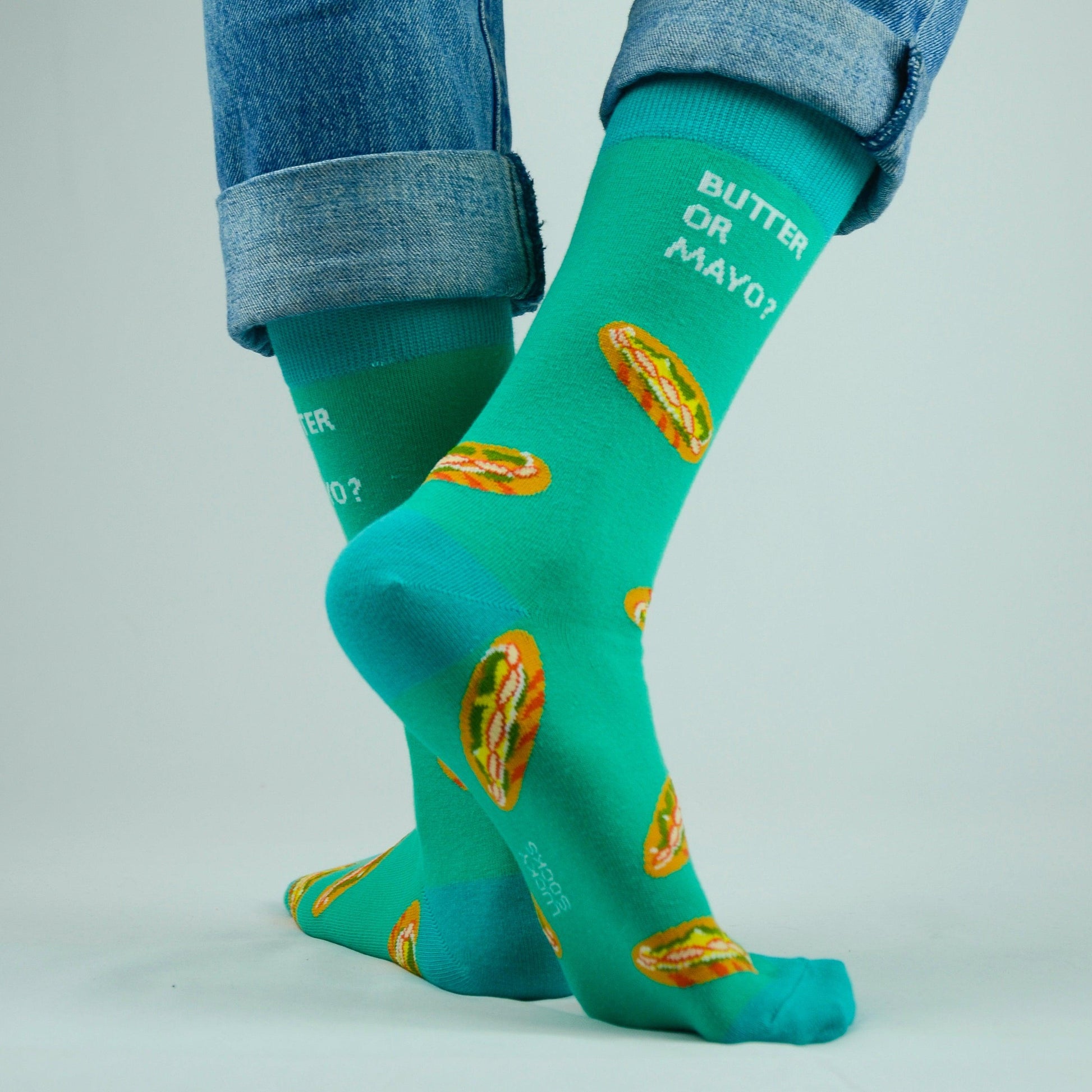 Lucky Socks Irish Chicken Fillet Roll Fine Combed Cotton Socks